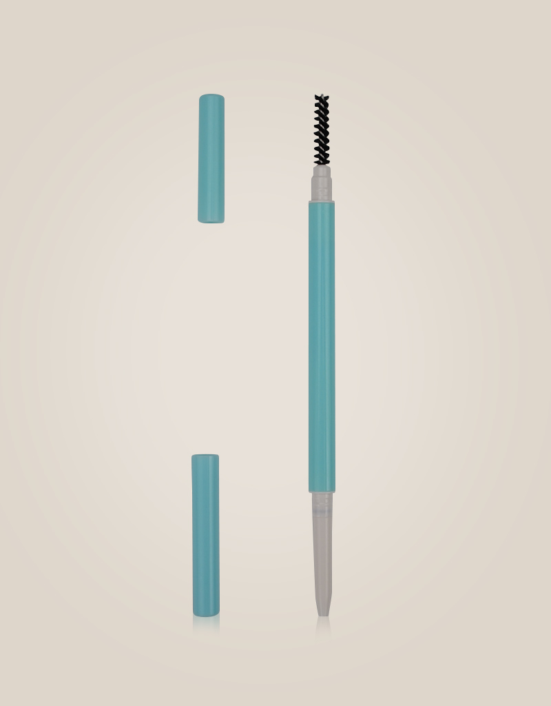 极细自动眉笔系列透明笔罩蓝绿色ZH-M008